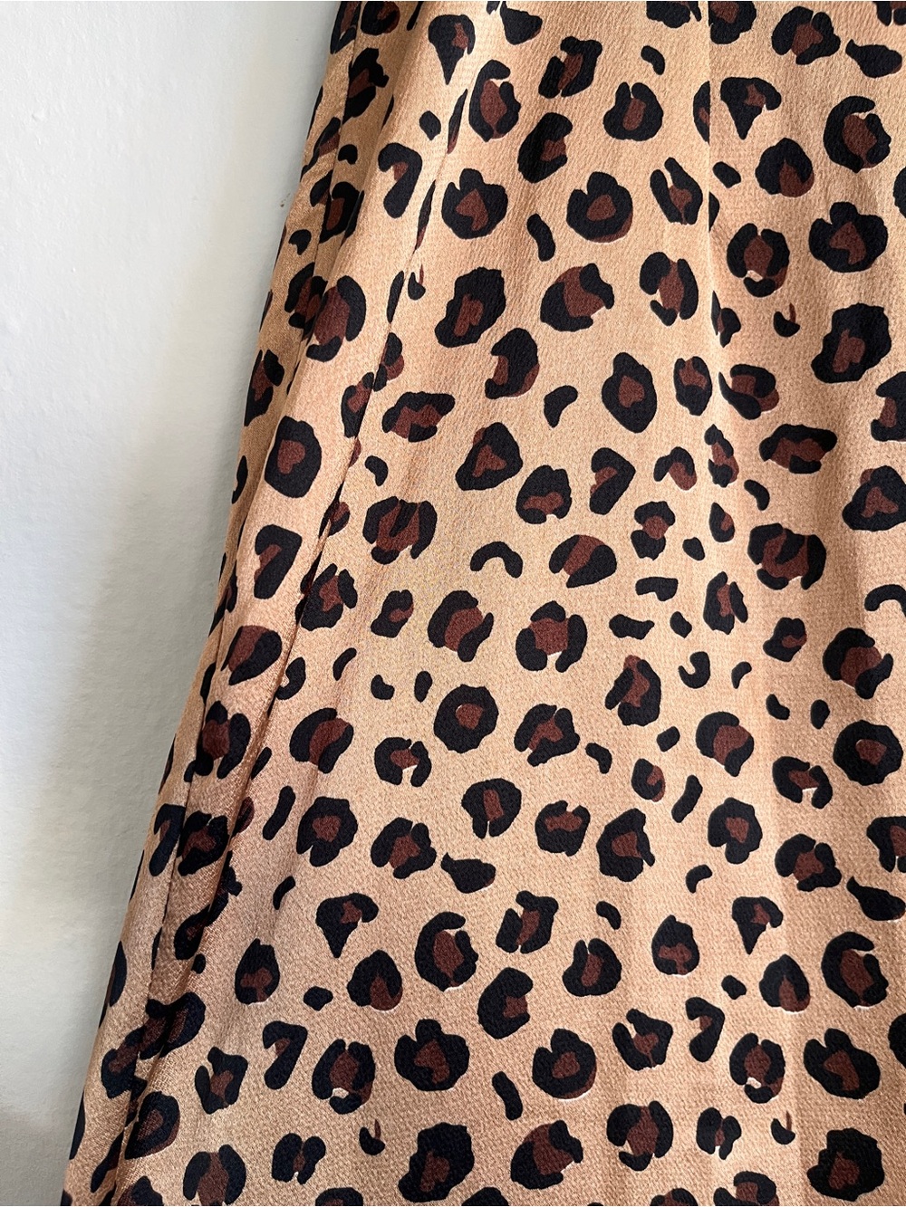 Never Fully Dressed Leopard Print Satin Slip Dress with Black Bodice - Picture 3 of 6
